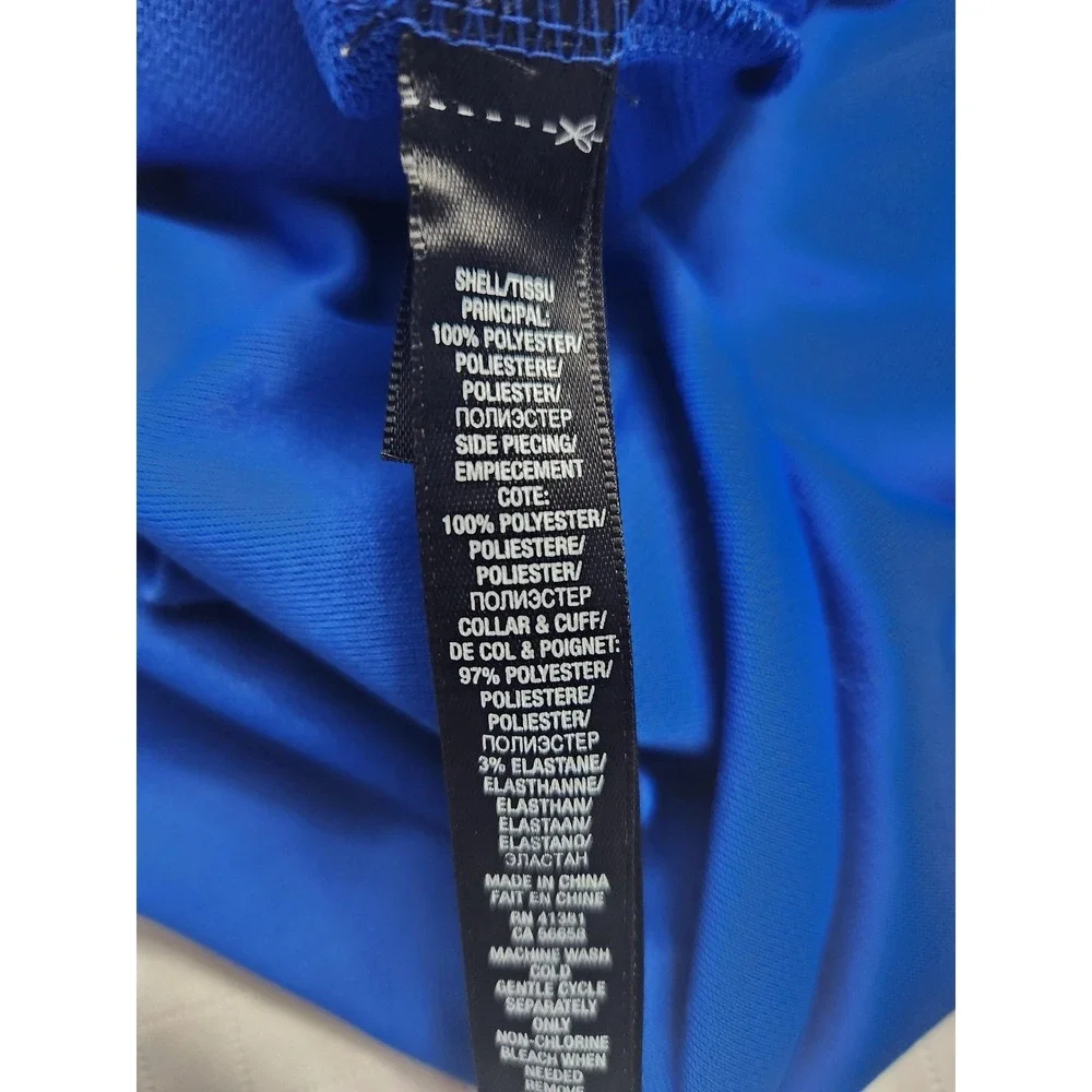 RLX Ralph Lauren Polo Shirt Mens XL Blue Solid Golf Performance Jersey Stretch